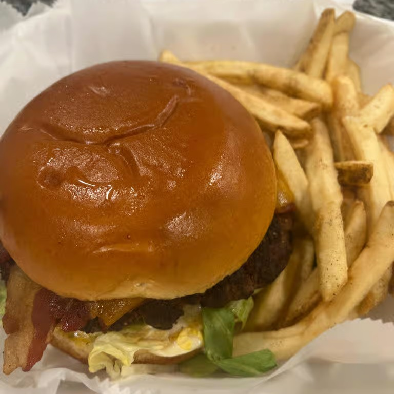 Indulge in Our Cheddar Burger